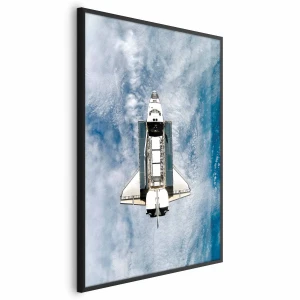 Plakat Wahadłowiec kosmiczny 29,7x42 cm z ramą czarną bez marginesu ARTGEIST B