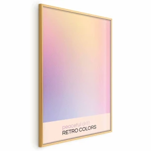 Plakat Peaceful Drift 40x60 cm z ramą złotą bez marginesu ARTGEIST B