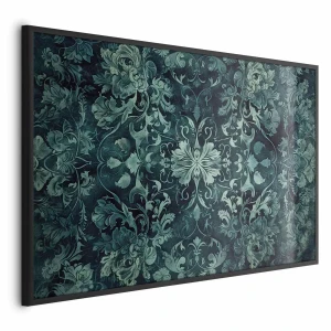 Plakat Ornamenty dywanowe 30x21 cm z ramą czarną bez marginesu ARTGEIST B
