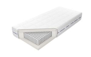 Materac Venus Multi Pocket X5 Rozmiar - 200x200, Pokrowiec - Cotton Lux, Twardość - H3-twardy, Strefy twardości - 1 strefa