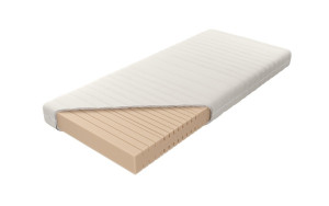 Materac Aruba Lux Rozmiar - 80x200, Pokrowiec - Silver Active, Twardość - H3-twardy