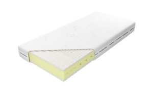 Materac Ewelina Talalay Natural Rozmiar - 90x200, Pokrowiec - Tencel Lux, Twardość - H2-średni