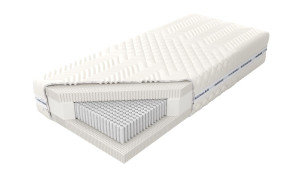 Materac Czar Nocy Talalay Embrace X7 Rozmiar - 100x200, Pokrowiec - Silver Lux