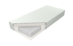 Materac Multipocket Talalay X7 Rozmiar - 200x200, Pokrowiec - Nordic Comfort, Twardość - H4-bardzo twardy