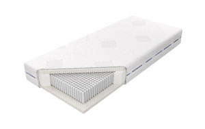 Materac Czar Nocy Talalay Natural Rozmiar - 200x200, Pokrowiec - Silver Active, Twardość - H3-twardy