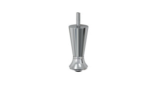 Noga aluminiowa Wysokość nóg - 8cm, Kolor nogi aluminiowej - srebrny