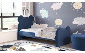 Łóżko dziecięce 81266 Rozmiar - 100x200, Tkanina - gr.6, Stelaż - RS - stelaż + pojemnik