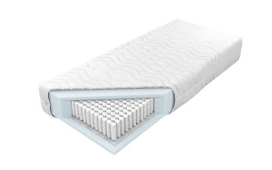 Materac Amsterdam 35 Rozmiar - 160x200, Pokrowiec - Silver Active, Twardość - H3-twardy, Strefy twardości - 7 stref