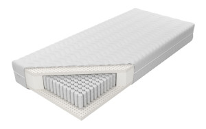 Materac Venus Multi Pocket H3-twardy M&K Foam KOŁO 80x200  1 strefa Pokrowiec - Tencel