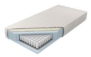 Materac Estrella 90x200 Rozmiar - 90x200, Pokrowiec - Silver Active, Strefy twardości - 1 strefa