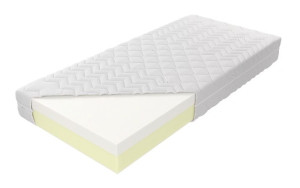 Materac Medivis H3-twardy M&K Foam KOŁO    Pokrowiec - Silver Active