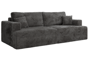 Sofa VIRELLA - ciemnoszary, sztruks