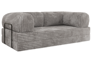 Sofa Orsetto - jasnoszary, sztruks