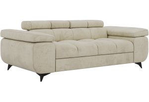 Sofa NIDELLO 2 - kremowy, welwet