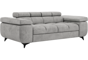 Sofa NIDELLO 2 - jasnoszary, welwet