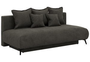 Sofa VIRENO - ciemnoszary, welwet