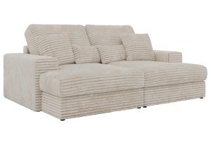 Sofa ANERA - beżowy, sztruks