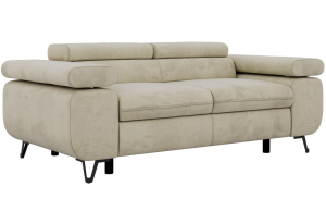 Sofa PETER 2  - kremowy, welwet