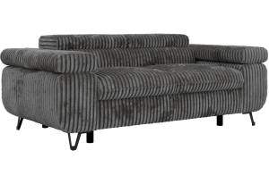 Sofa PETER 2  - szary, sztruks