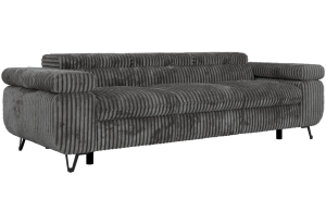 Sofa PETER 3 - szary, sztruks