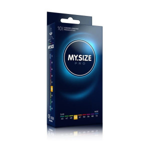 MY.SIZE Pro 53 prezerwatywa – cienka, wegańska, nawilżana, 10 sztuk