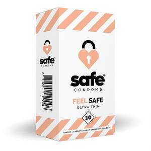 SAFE Feel Safe Ultra Thin prezerwatywa – ultra cienka, 10 sztuk