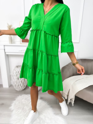 Zielona Sukienka Oversize 11496-308-G
