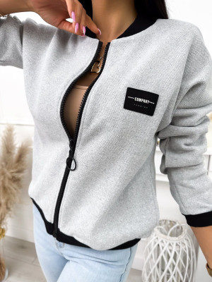 Szara Rozpinana Bluza 11843-30-A