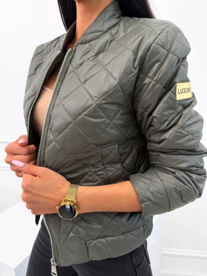Khaki Pikowana Kurteczka 14210-47-B
