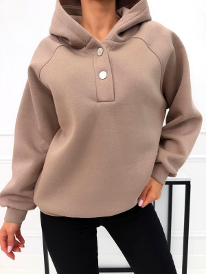 Cappuccino Bluza z Kapturem 15194-427-A