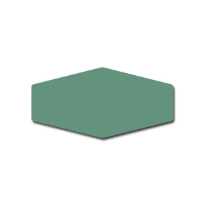 Sailing Hex Emerald 10,0x20,0/Płytka Ścienna/GAT 1