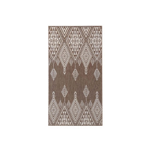 Dywan Sznurkowy Dwustronny Zara 13 Brązowy 80,0x150,0