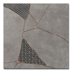 Kintsugi Japan-Hibi Storm Rektyfikowana 60,4x60,4/Płytka Gresowa/GAT 1