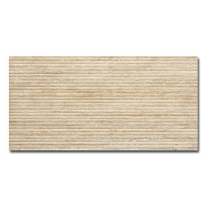Thermae Verso Travertino Classic 3d Fluted Struttura Rektyfikowana 60,0x120,0 / Płytka Gresowa / GAT 1