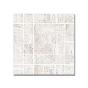Thermae Verso Travertino White Natural Rift 30,0x30,0 5,0x5,0 / Dekoracja Mozaika / GAT 1