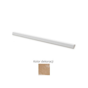 Skin Edge Biscuit Gloss 0,8x12,5 / Listewka Dekoracyjna / GAT 1