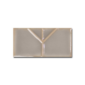 Yoko Origami Pewter 6,2x12,5 / Płytka Ścienna / GAT 1