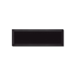 Chic Colors Bisel Brillo Negro 10,0x30,0/Płytka Ścienna/GAT 1