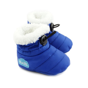 Nuvola baby Blue moon L (12 cm) fabric sole