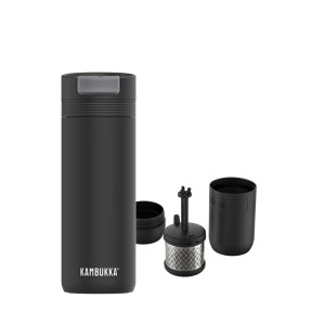 Kubek z zaparzaczem czarny - Cabo 500ml Zestaw Kambukka Team Tea