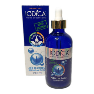IODICA KONCENTRAT JODU –BIO 240 ml -  bezpieczna alternatywa płynu lugola