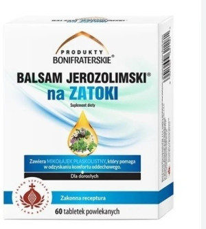 Balsam Jerozolimski Na Zatoki Produkty Bonifraterskie 60 tabletek