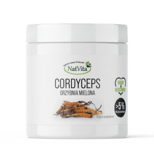 NATVITA, Cordyceps mielony, 100g.