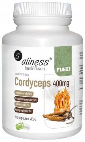 ALINESS Kordyceps 40/7/0,2/0,01 400mg 90K Cordyceps