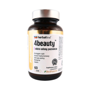 4Beauty Skóra Włosy Paznokcie 60 kaps. Pharmovit 100% Czysty Skład