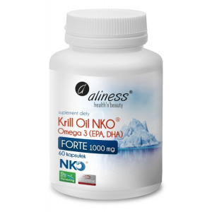 Aliness Krill Oil NKO Forte - Omega 3 (EPA, DHA) 60 kapsułek