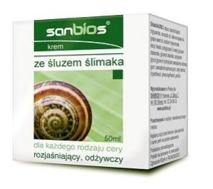 Krem ze śluzem ślimaka 50 ml SANBIOS