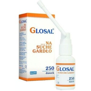 Glosal aerozol na suche gardło 250 dawek