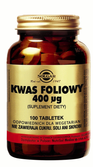 Kwas foliowy 400 µg