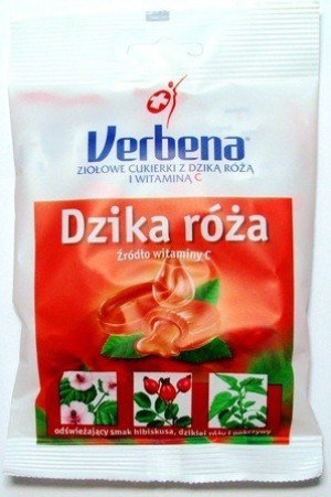 Cukierki VERBENA Dzika Róża z vit C 60g